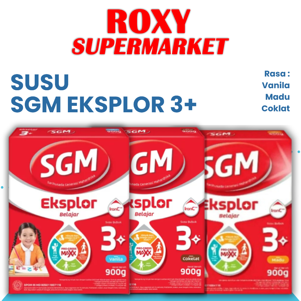 Jual Susu Sgm Eksplor Plus G Rasa Coklat Vanila Madu Shopee