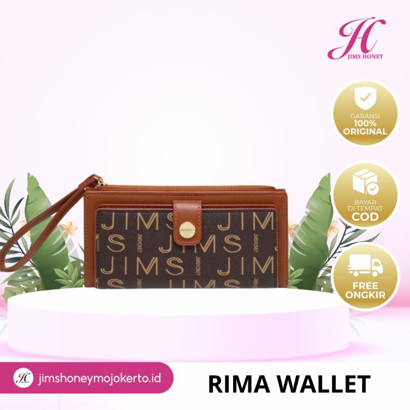 Jual JIMS HONEY RIMA WALLET DOMPET LIPAT PANJANG WANITA ELEGAN FREE ...
