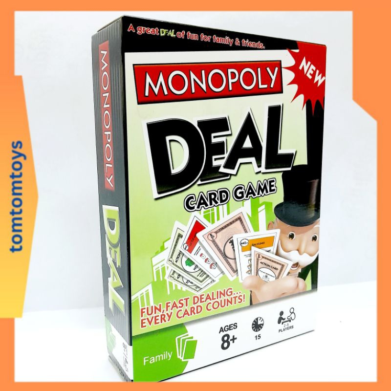 Jual MONOPOLY DEAL Card Game Board Game Kartu Monopoli | Shopee Indonesia