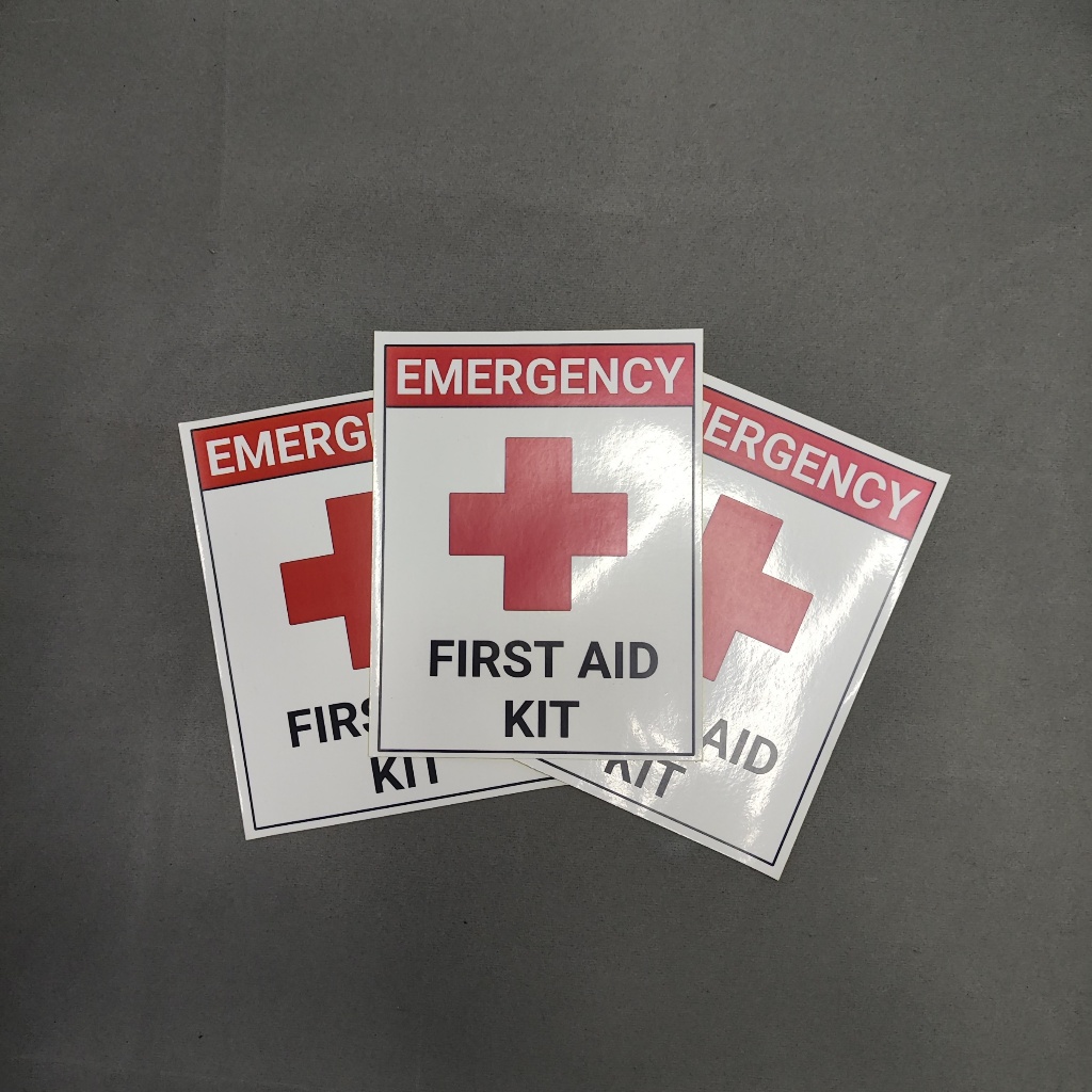 Jual STIKER TANDA LABEL KOTAK P3K FIRST AID KIT | Shopee Indonesia