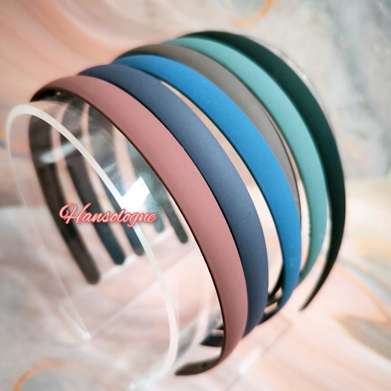 Jual bando rambut polos warna dove | Shopee Indonesia