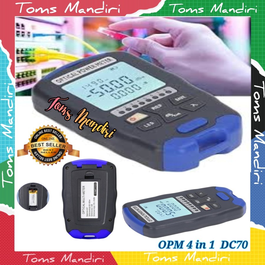 Jual Optical Power Meter 4 in 1 DC70 / OPM Fiber Optical Cable Tester ...