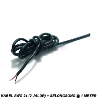 Jual Kabel AWG 24 isi 2 Kabel awg24 2 Jalur Pin 2C (Per Meter) | Shopee ...