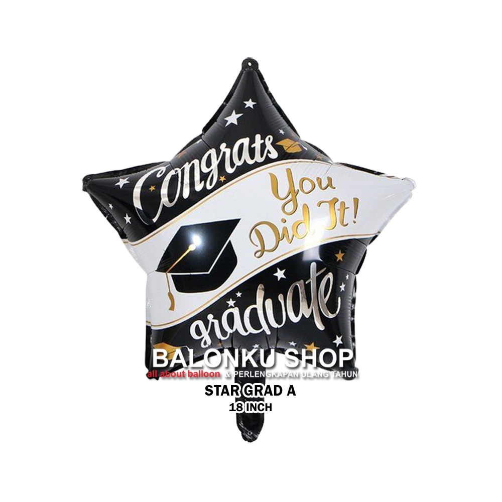 Jual Balon Foil Graduation Sarjana Balon Graduation Balon Wisuda