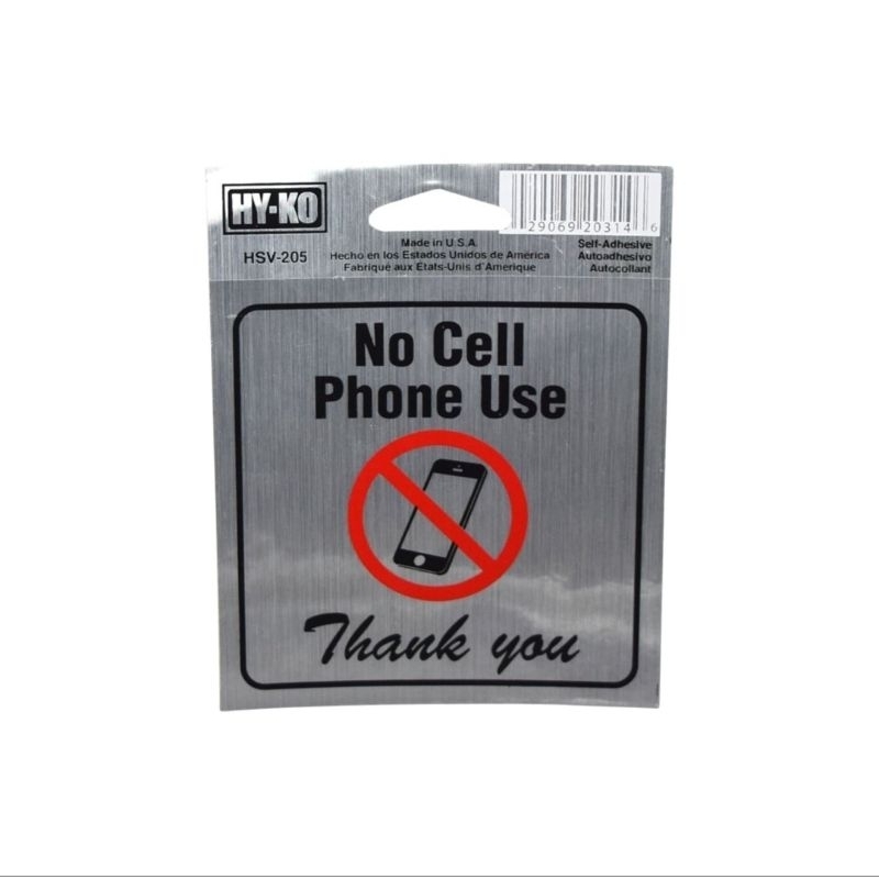 Jual Hy-Ko - Sticker Self Adhesive / Stiker Label Tanda Larangan ...
