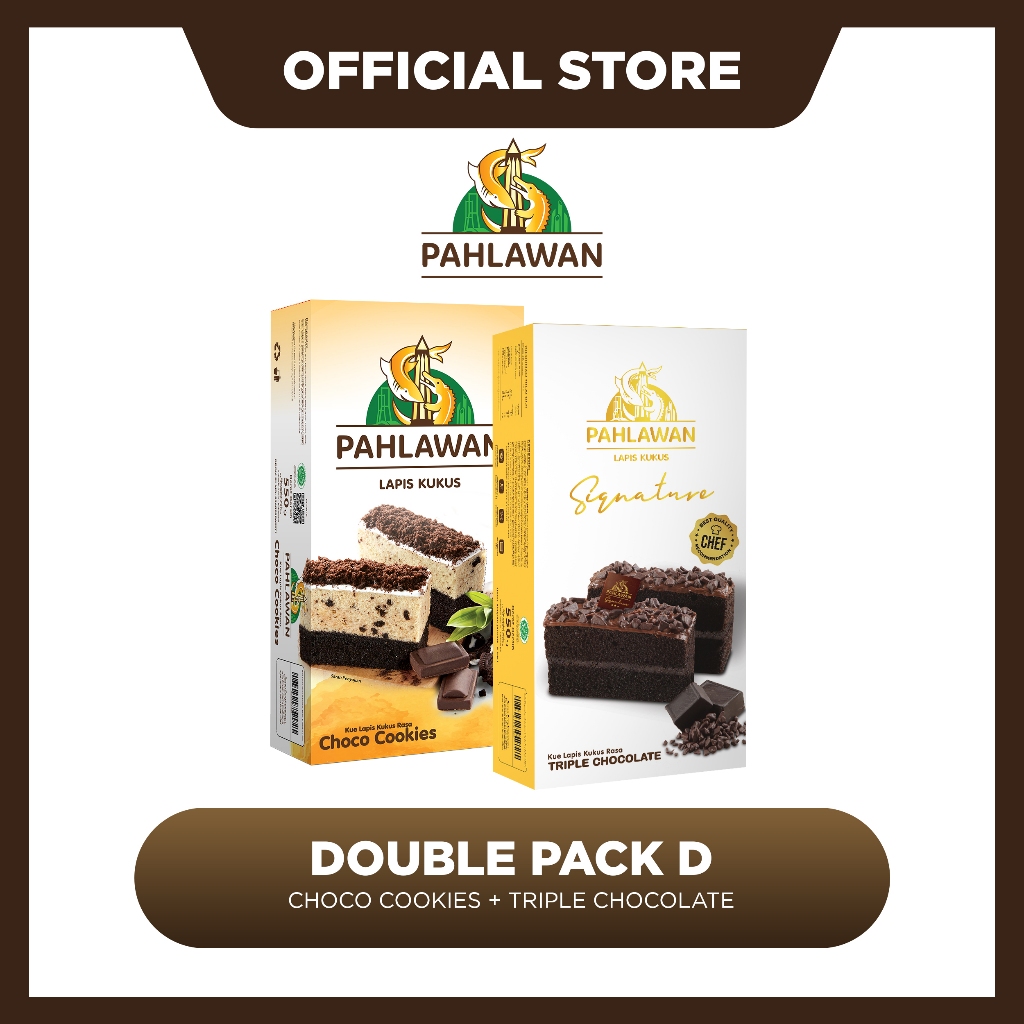 Jual Double Pack D (Reguler - Choco Cookies + Triple Chocolate ...