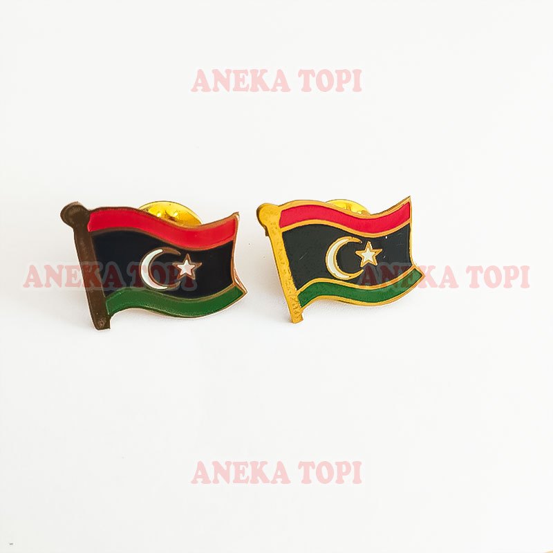 Jual Pin Flag Libya Pin Bendera Negara Libya Flag Pin Libya - Aneka ...