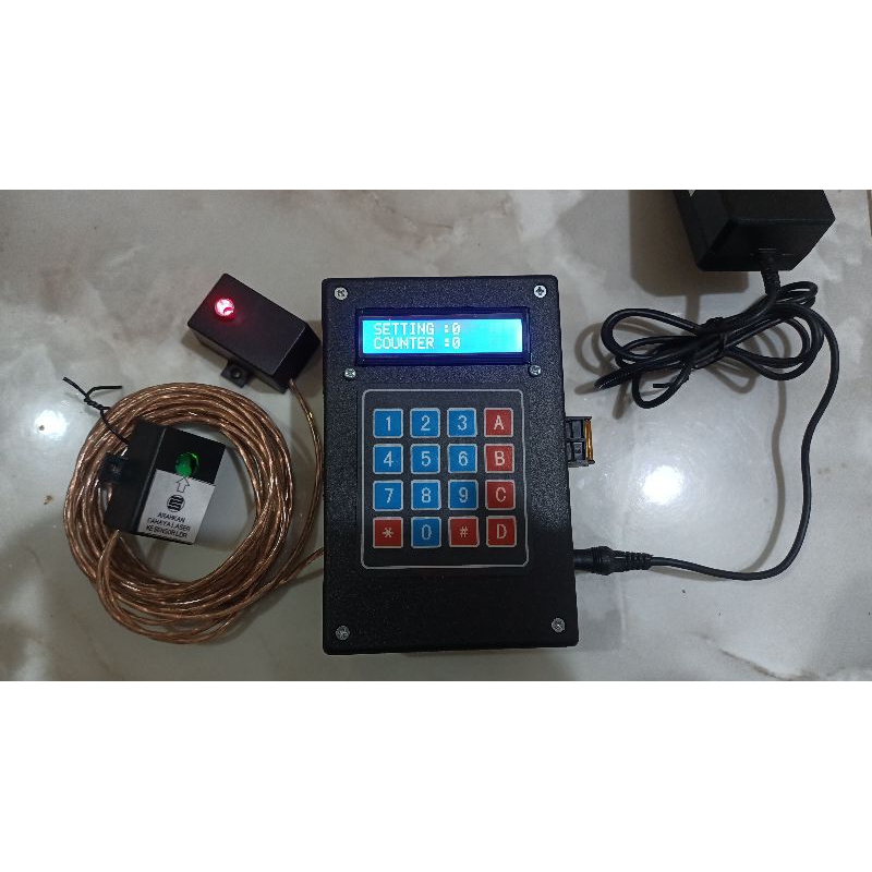 Jual ALAT HITUNG BARANG SENSOR LASER + PUNGSI SETTING DIY (RAKITAN ...