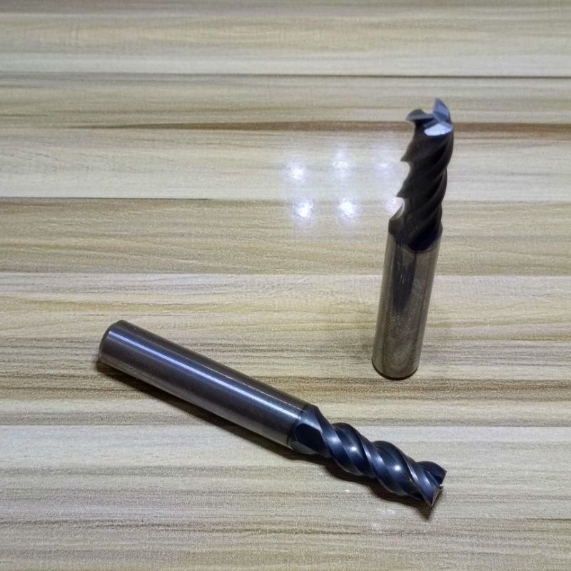 Jual Endmill Carbide Mm Flute Second End Mill Mm F Bekas Mulus Bor Fais Mata Milling Gagang