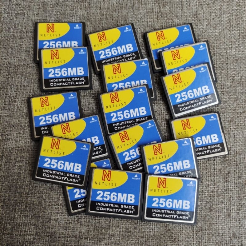 Jual Memory CF Card 256MB Netlist Industrial Grade Memori Compact Flash ...