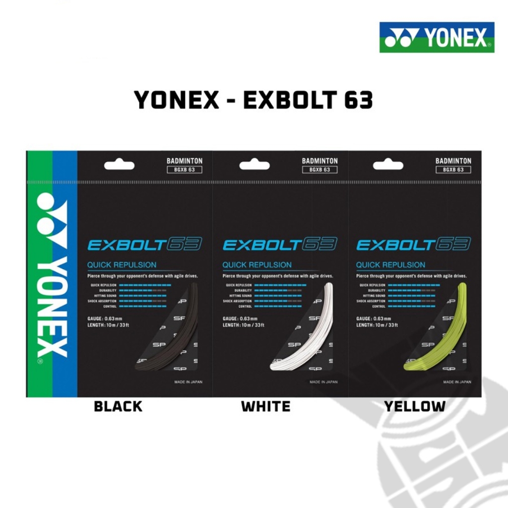Jual Senar Badminton Yonex Exbolt 63 | Shopee Indonesia