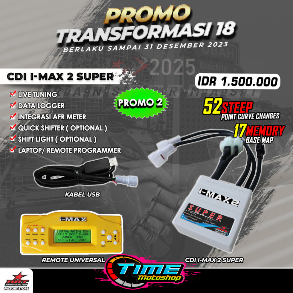 Jual CDI BRT IMAX 2 26 STEP / 52 SUPER / 52 SUPER PRO SCORPIO DC ...
