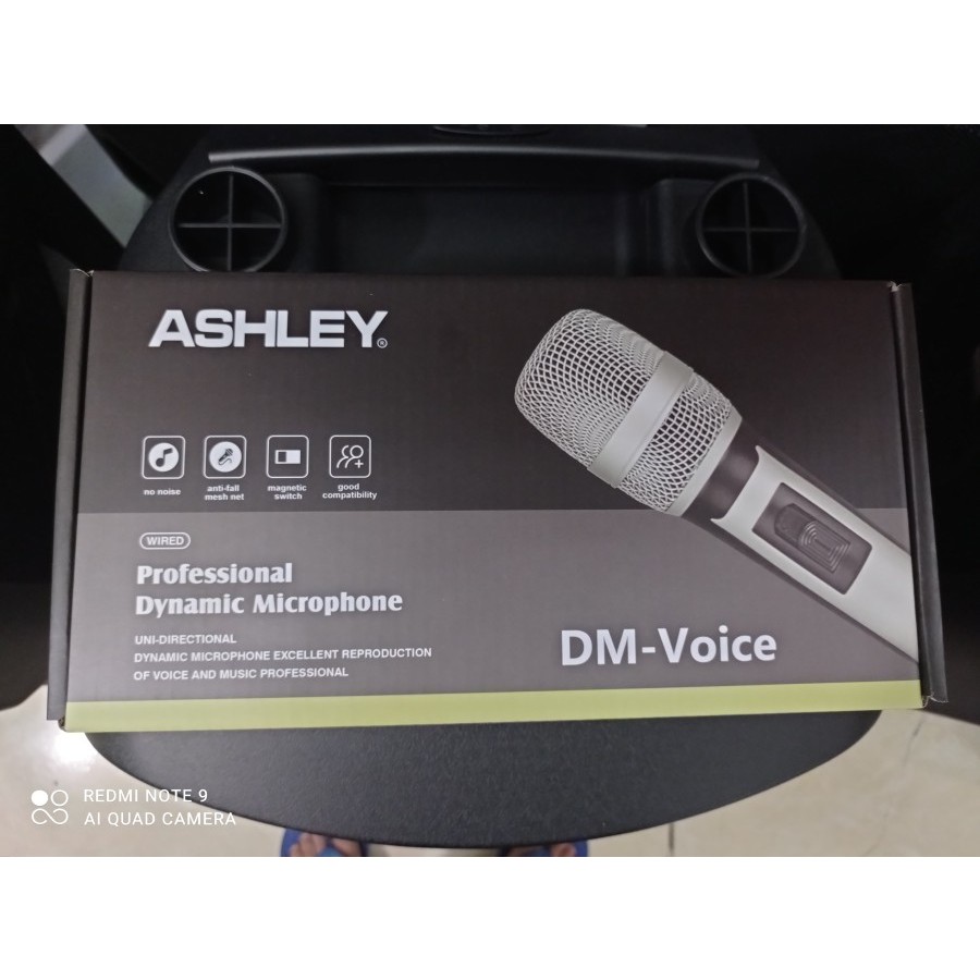 Jual Ashley Mic Kabel Ashley DM Voice Microphone Ashley DMVOICE Mic ...