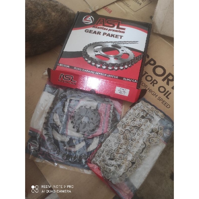 Jual gear gir set paket sepuh 428H vega zr jupiter zx 2010