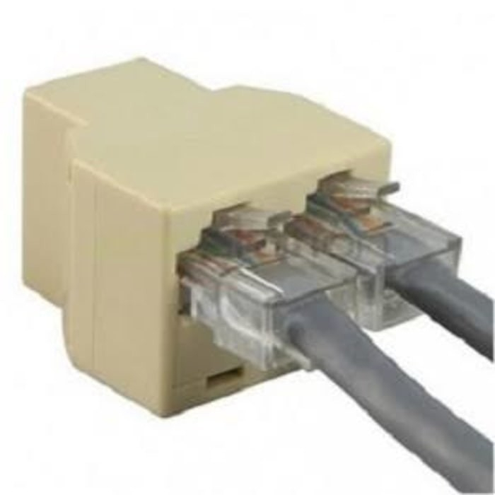 Jual Barrel RJ45 Double 1 2 Connector Barel Cabang RJ 45 Sambungan LAN ...