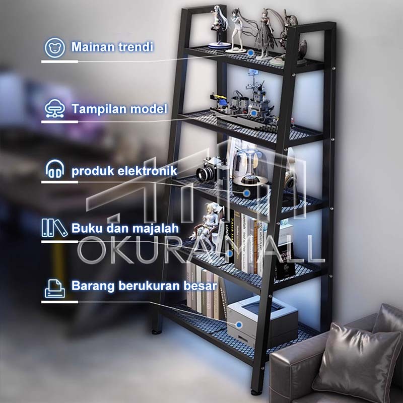 Jual Rak Susun Besi Rak Pajangan Minimalis Rak Layer Besi Seri 4 & 5 ...
