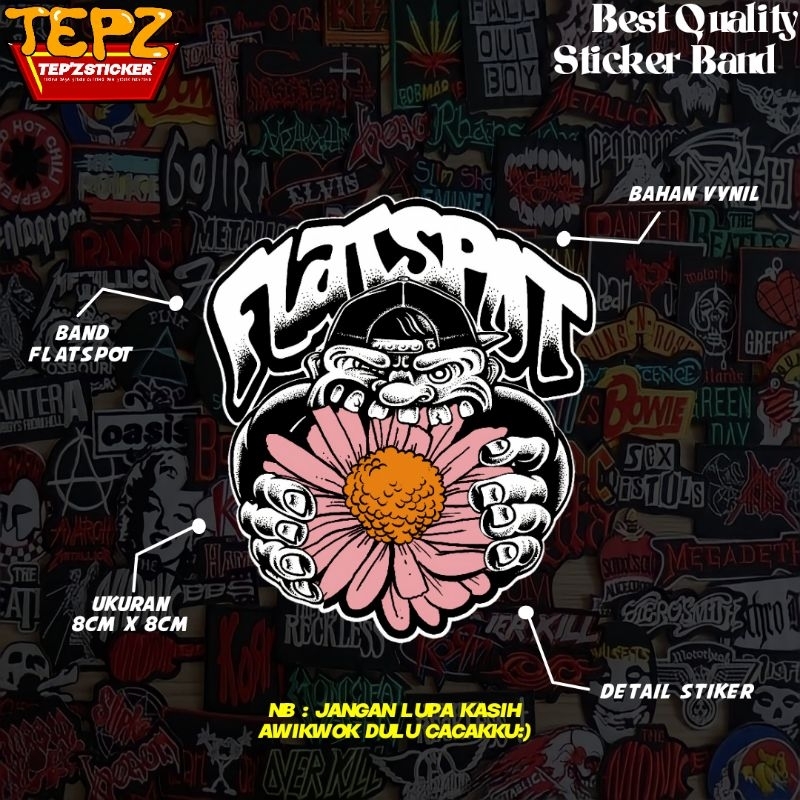 Jual STIKER STICKER (BAND FLATSPOT) STIKER BAND|STIKER METAL|STIKER ...
