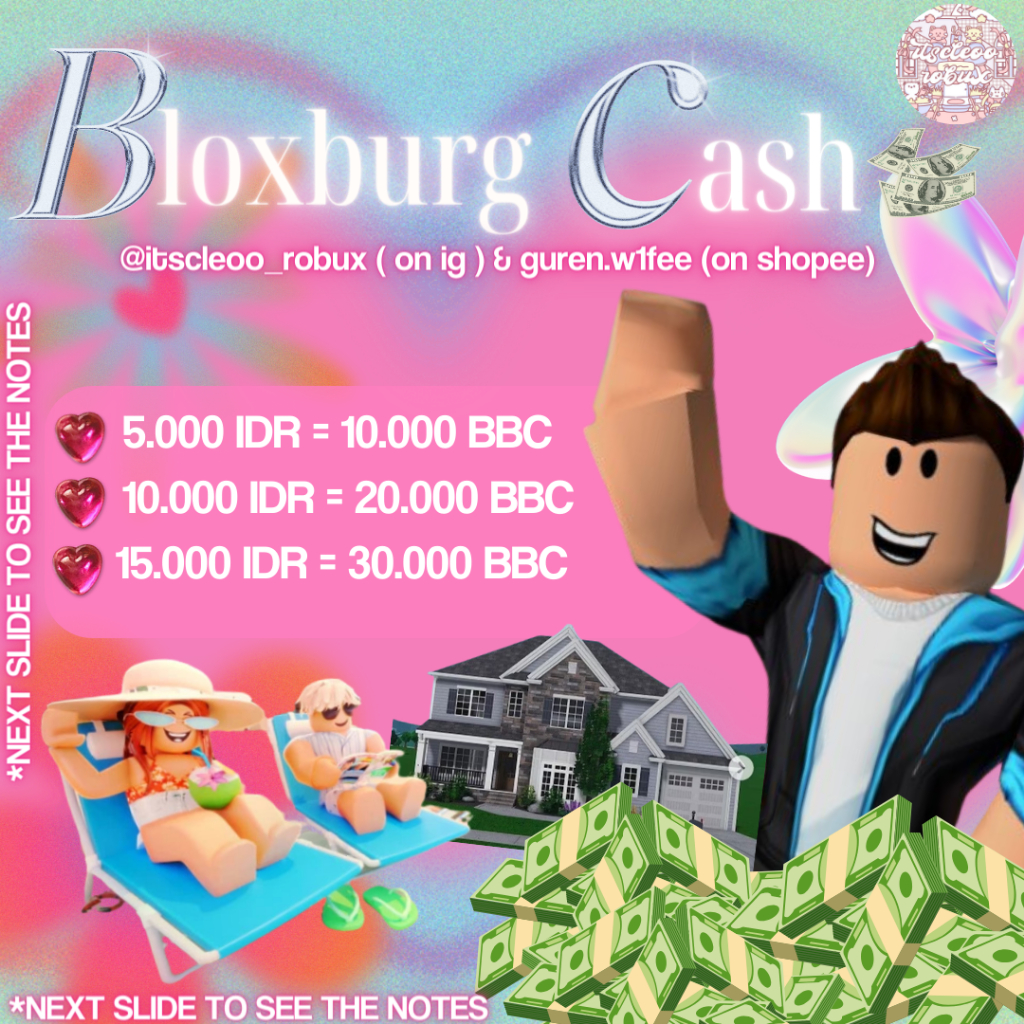 Jual BLOXBURG CASH TERMURAH DAN TERPERCAYA (cek Deskripsi ^^) | Shopee ...