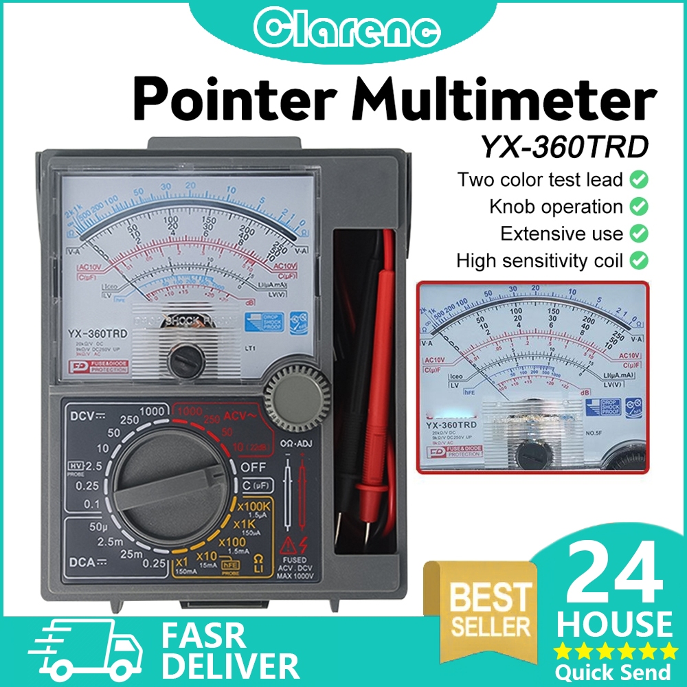 Jual Yx 360trd Multitester Analog Multitester Besar Penguji Multimeter Penunjuk Tegangan Dan 9949