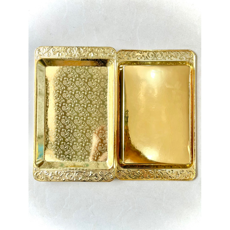 Jual Talam Nampan Persegi Arabian Gelas Teko Piring Kuningan Gold Oleh ...