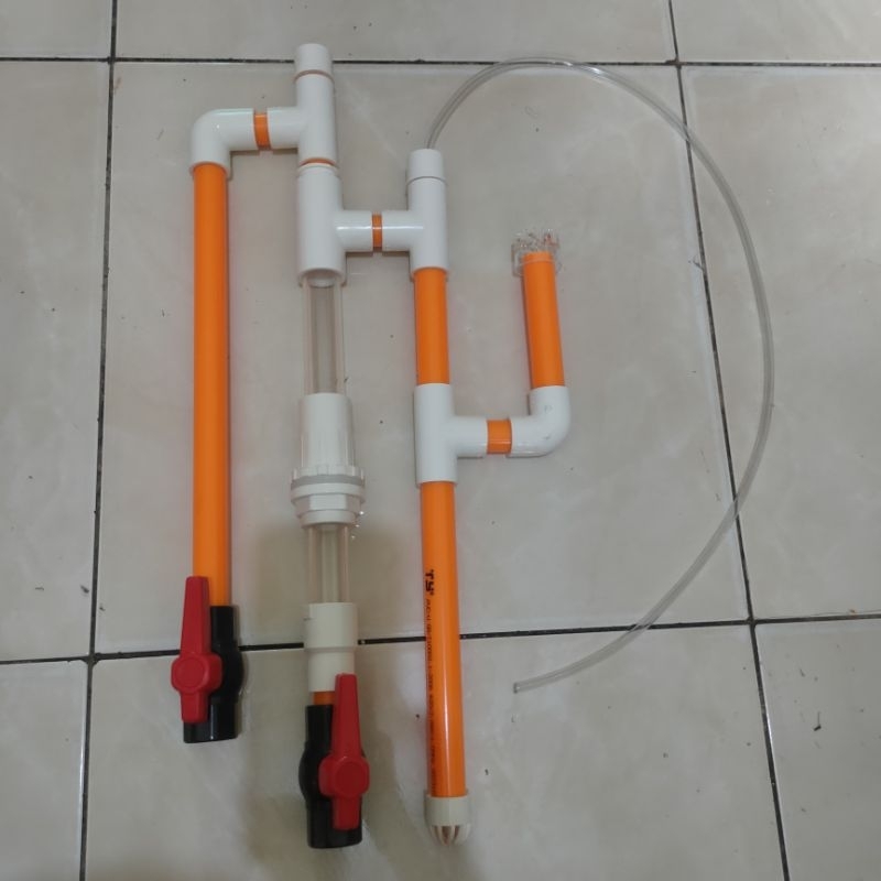 Jual overflow aquarium overflow tabung 25 mm single untuk aquarium mini ...