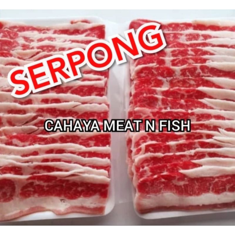 Jual Us Beef Slice Daging Sapi Slice Shortplate Shabu Or Grill 250gr