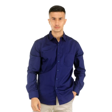 BENHILL Kemeja Basic Formal Pria Panjang Katun Poplin New Colors
