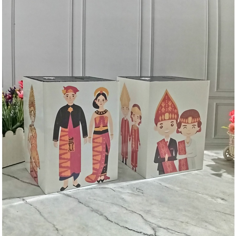 Jual Celengan Target Jumbo+ Kunci Motif Adat Bali Batak Jawa Sunda ...