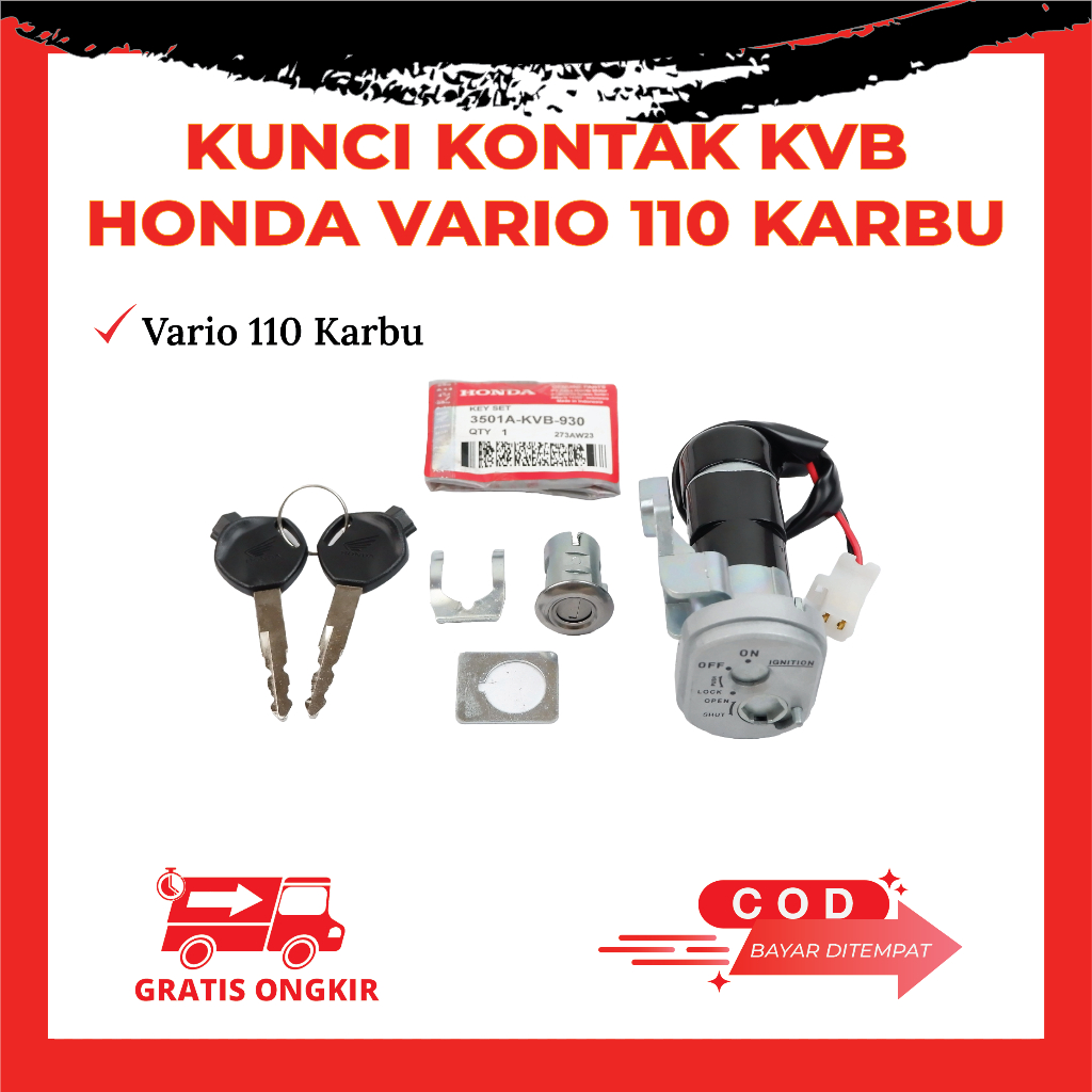 Jual Kunci Kontak Motor Honda Vario 110 Karbu Vario 110 Lama - Key Set
