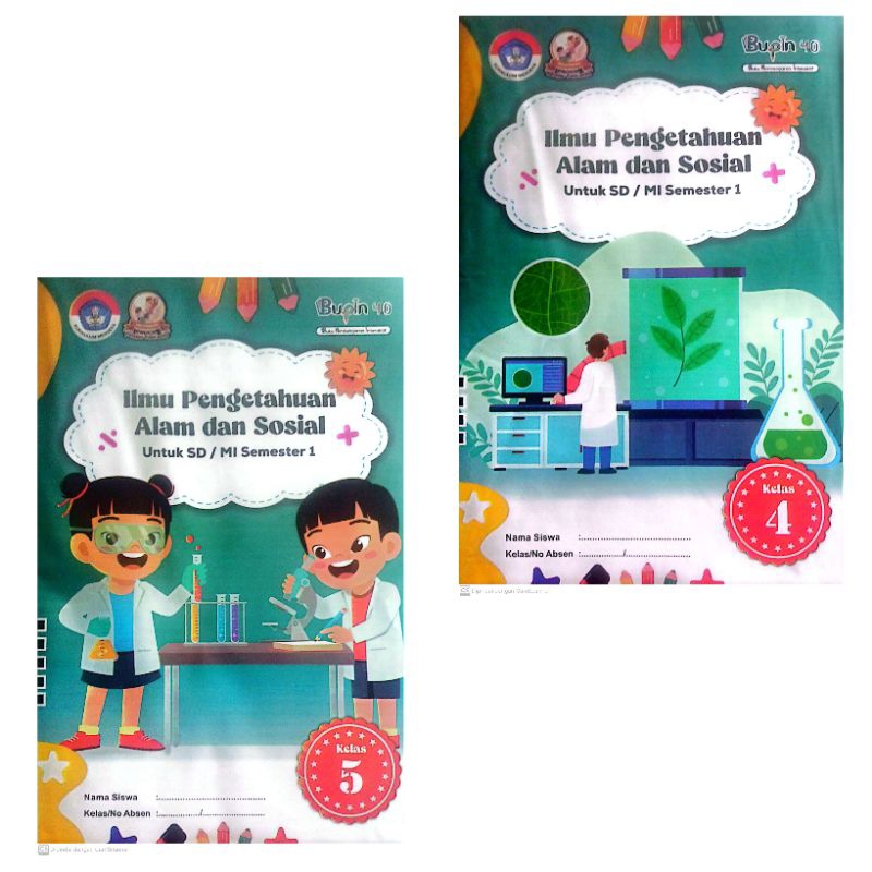 Jual BUKU LKS SD MI IPAS ILMU PENGETAHUAN ALAM DAN SOSIAL KELAS 4 5 ...
