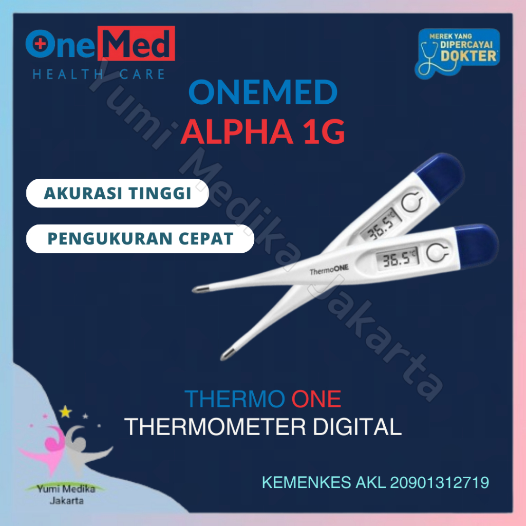 Jual TERMOMETER ALPHA 1G/THERMO ONE 1G/TERMOMETER ONEMED | Shopee Indonesia