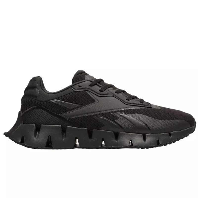 Jual Sepatu Lari Pria REEBOK Zig Dynamica Full Black 10003395 | Shopee ...