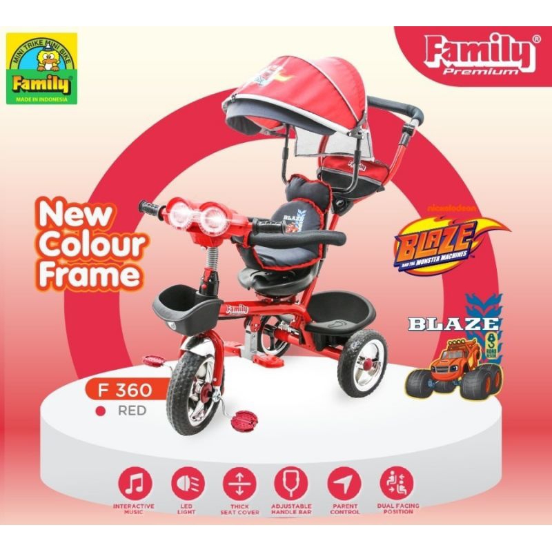 Jual SEPEDA RODA RIGA FAMILY 360H ( untuk warna bisa tulis di kolam ...
