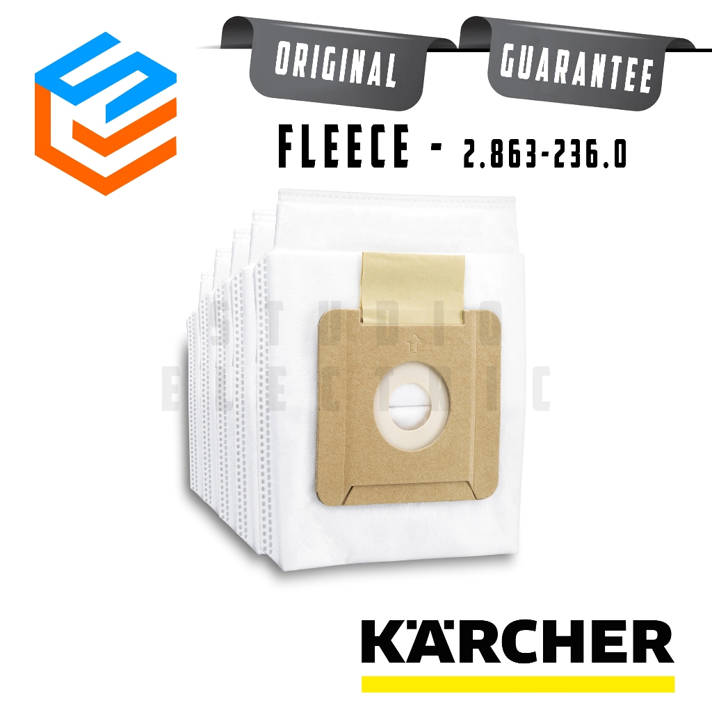 Jual Karcher Fleece Filter Bag for VC2 / VC 2 Vacuum Cleaner (5pcs ...