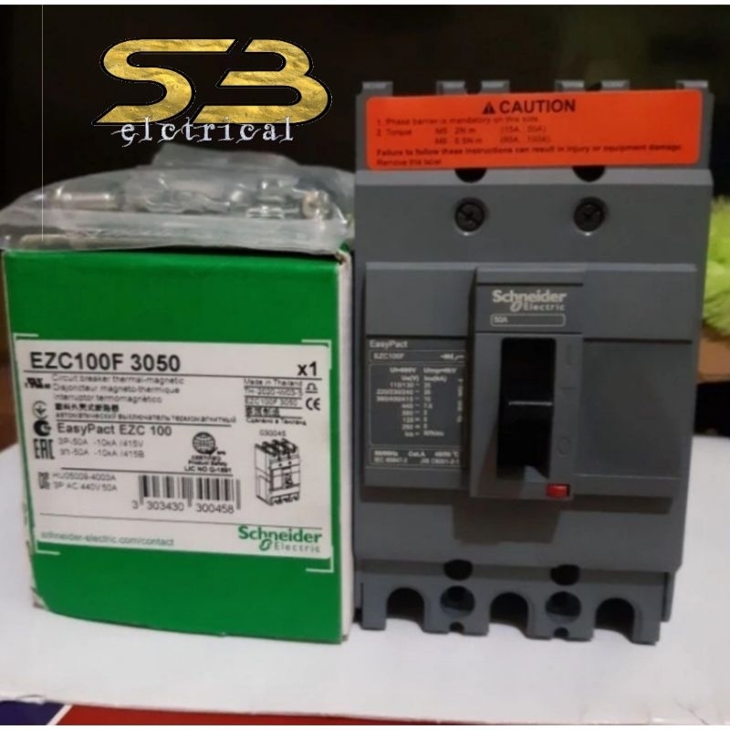 Jual Mccb/breaker Schneider EZC100f 3p 15a S/d 100a | Shopee Indonesia