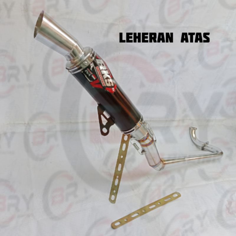 Jual knalpot racing SAMLONG RKS LEHERAN ATAS untuk motor mio, beat ...