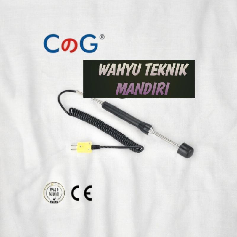 Sonde Thermocouple De Surface Type K - Plage -50 à +500°C, Câble 1 M, Pour Thermomètre Numérique