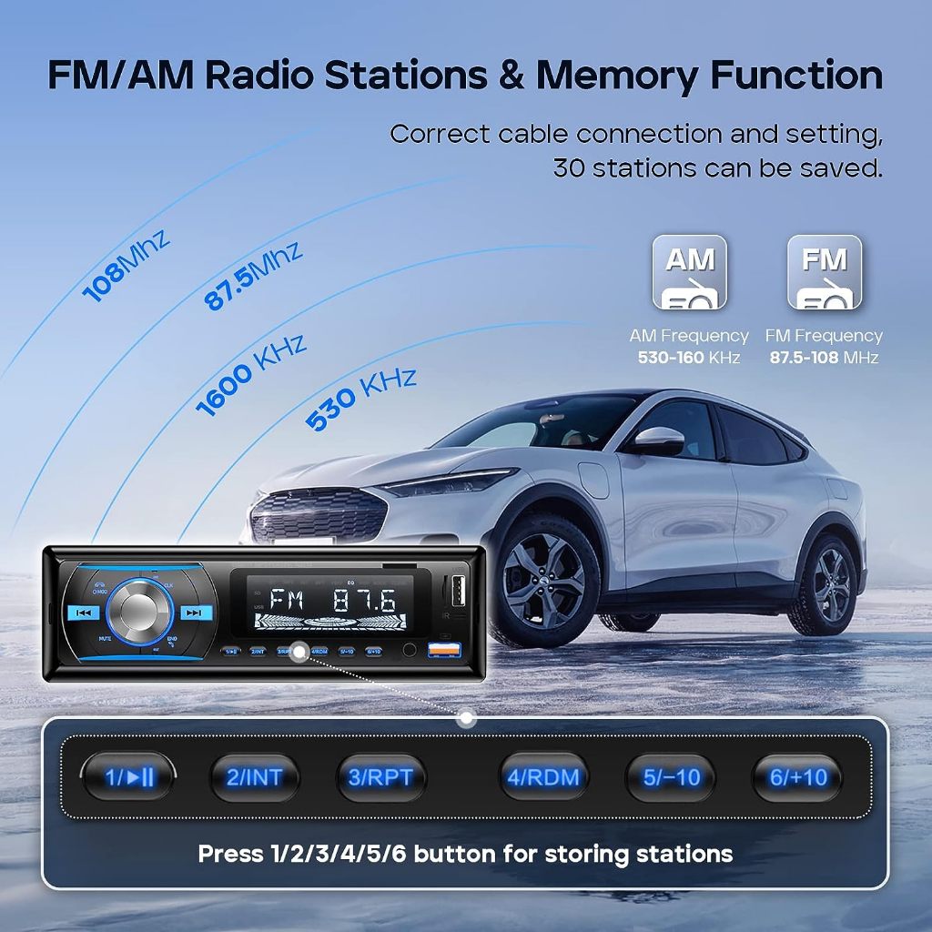 Jual ORIGINAL Tape Audio Radio Mobil Multifungsi Bluetooth USB MP3 FM ...