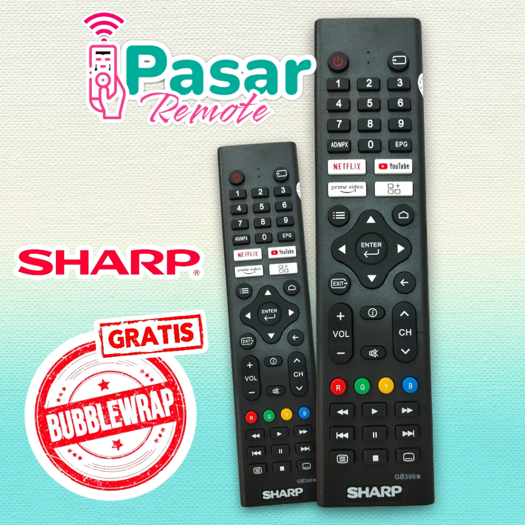 Jual REMOTE / REMOT TV SHARP SMART ANDROID | Shopee Indonesia