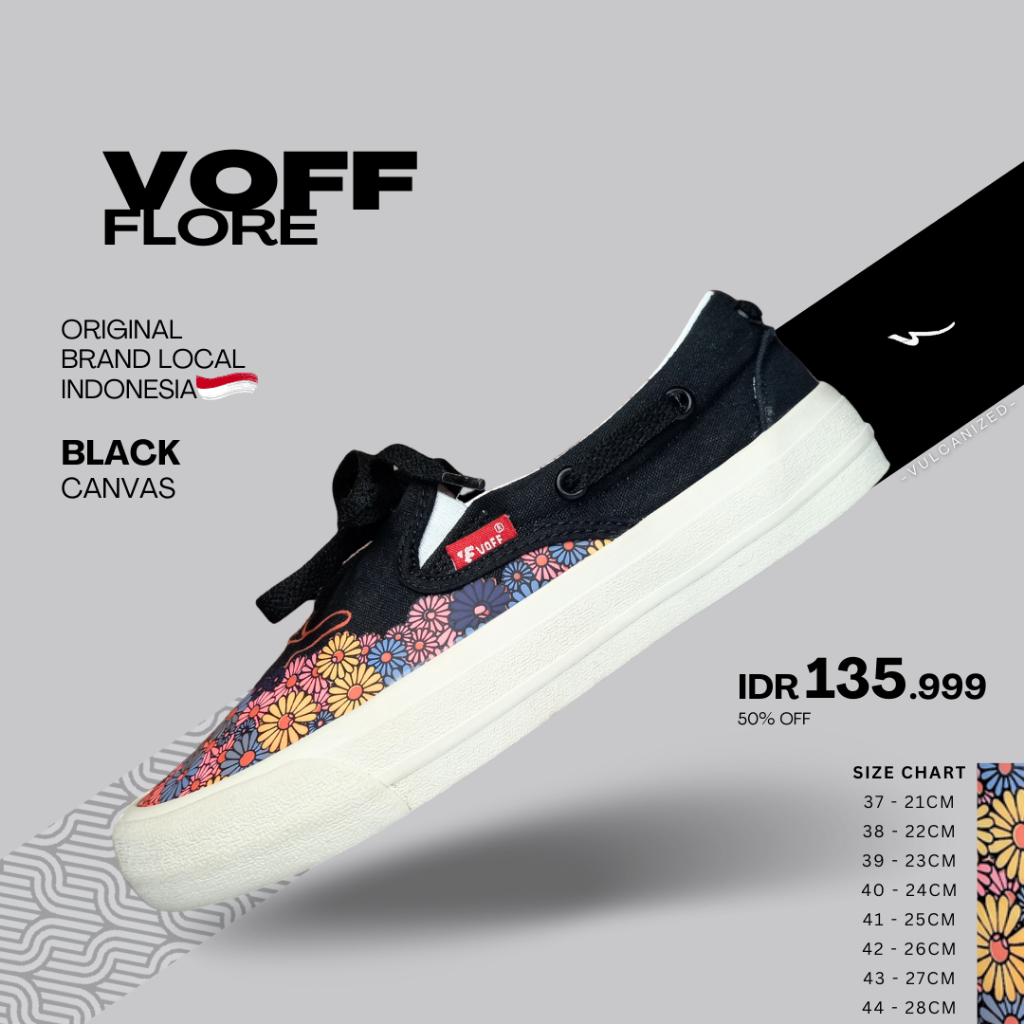 Jual Voff - Sepatu Sneakers Wanita Canvas Suede Liza Black | Shopee ...