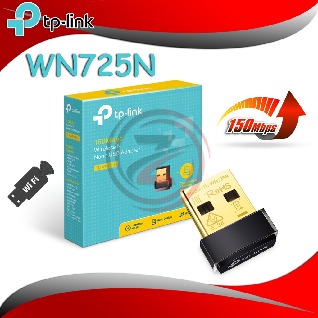 Jual TP-Link TL-WN725N Nano USB Wireless Adapter 150Mbps TPLink WN 725 ...