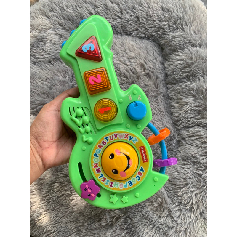 Jual Preloved Fisher Price Rock and Learn Guitar Elektrik On