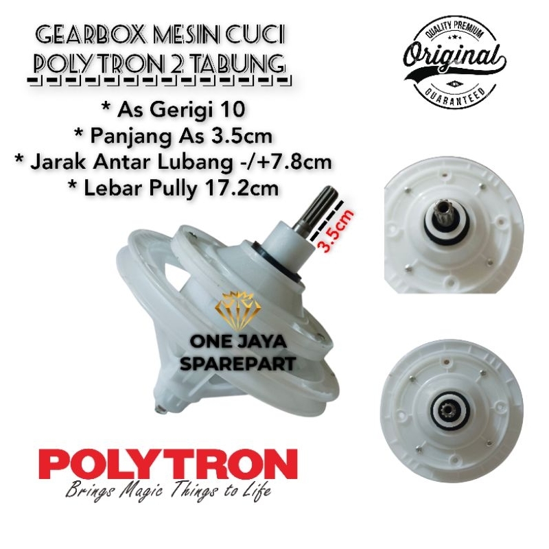 Jual Gearbox Girbox Mesin Cuci Polytron Pwm Pwm Pwm Pwm Pwm