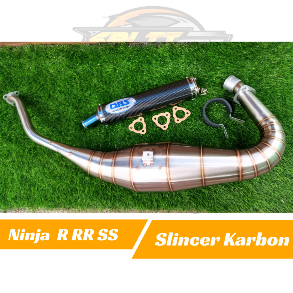 Jual Knalpot Ninja R RR SS Stainless Kobra Premium Slincer Karbon Merk ...
