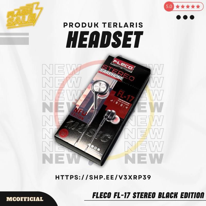 Jual HANDSFREE FLECO FL17 SUPER BASS STEREO ORIGINAL | Shopee Indonesia
