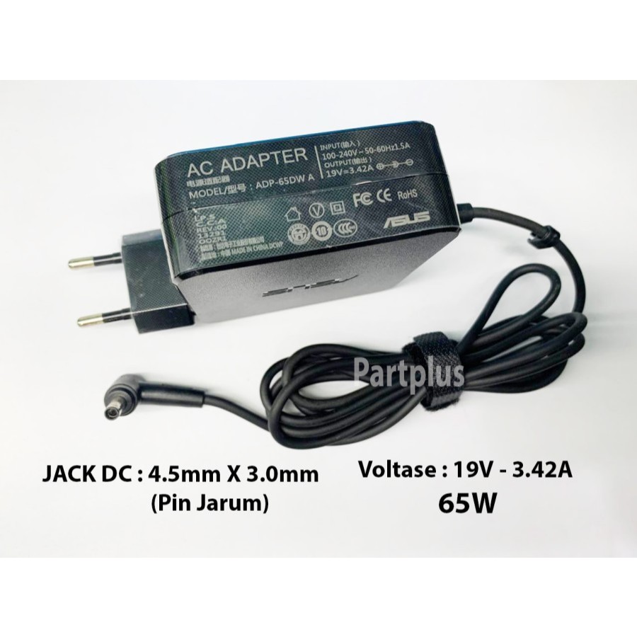Jual Adaptor Charger Laptop Asus Pro P2420 P2420L P2420LA Pu301L ...