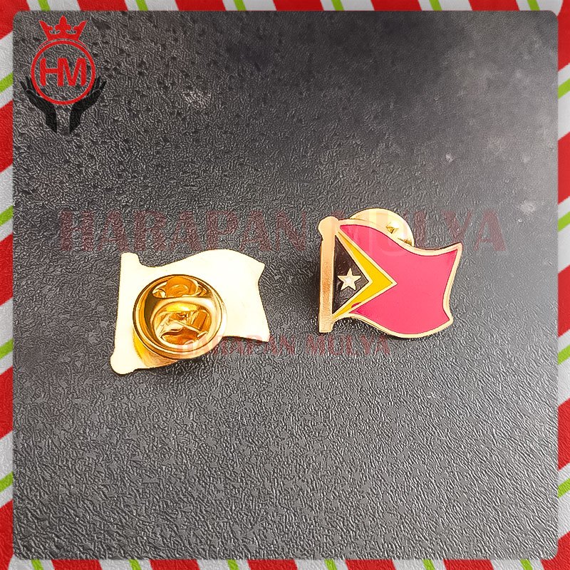 Jual Lencana Bendera Negara Timor Leste - Flag Pin Timor Leste ...