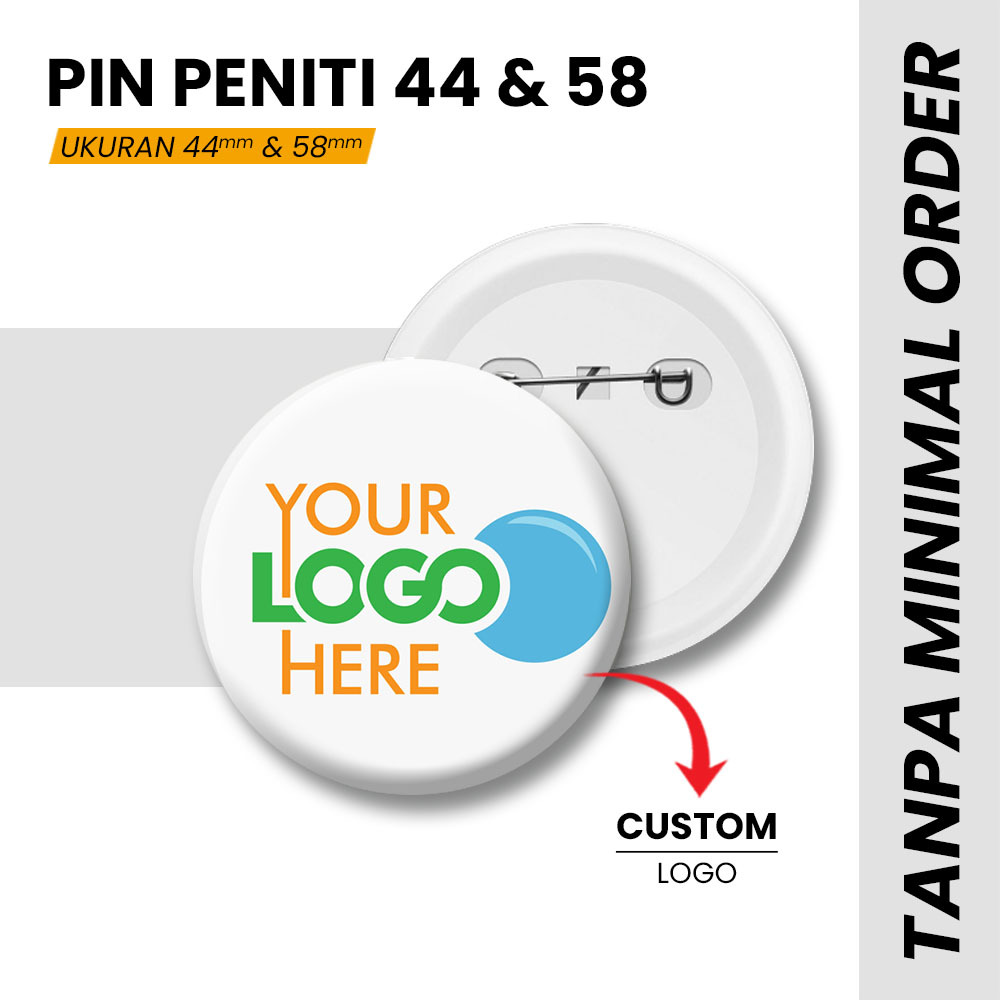 Jual CUSTOM PIN PENITI 58MM SATUAN TANPA MINIMAL ORDER BISA REQUEST ...
