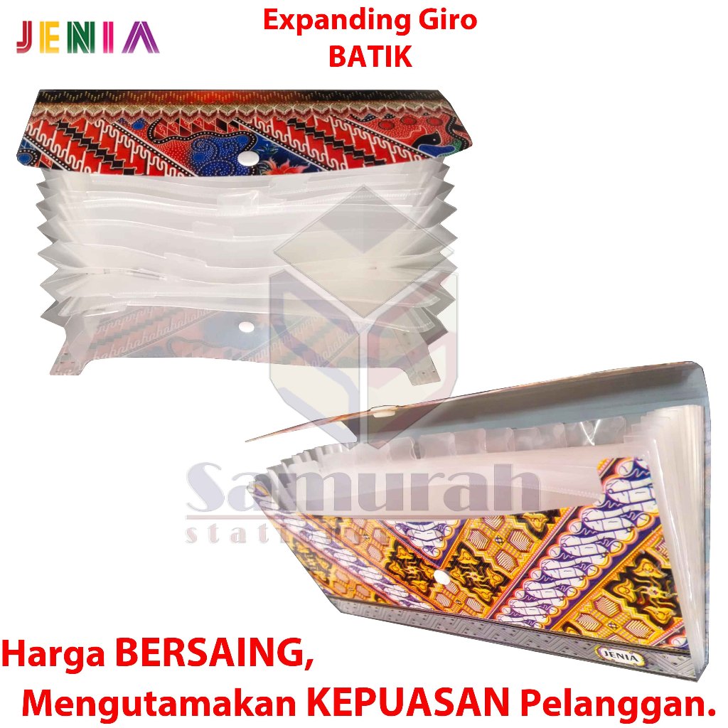 Jual Expanding File JENIA Ukuran Giro - Map Kancing Kecil- Nota ...