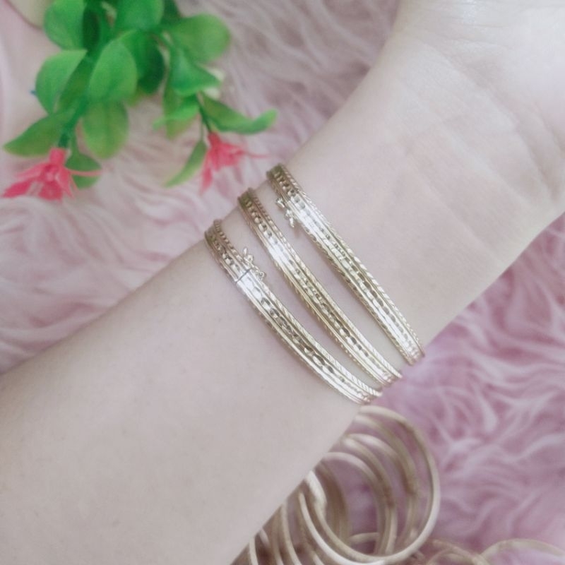 Jual SWASA Gelang Kroncong Motif India Berkancing 3D Cantik Awet Elegan ...